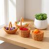 FRCOLOR Miniature Vegetable Food Samples Perfect for Pretend and (4 Pieces) - Play, Dioramas, Dollhouses, More. Cute!