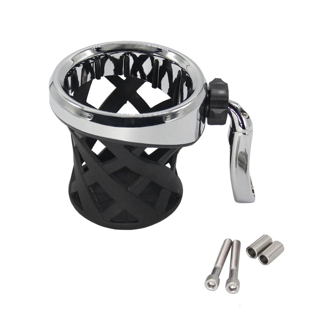 Motorcycle Passenger Handlebar Drinking Holder for Harley Touring Dyna Fat Bob Road Glide Electra Glide Model