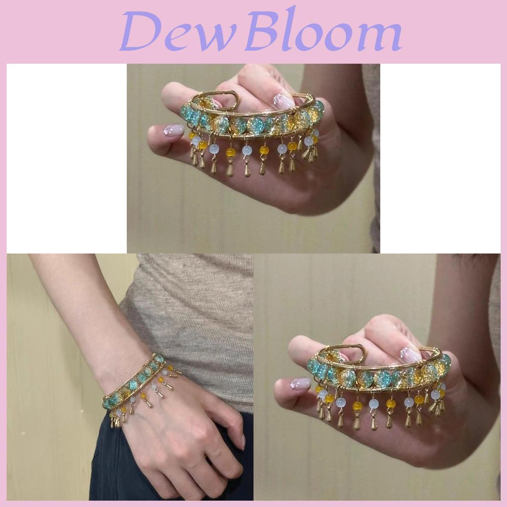 Chinese Style Bracelets With Glass Beads And Tassel For Fashion And Elegant Wear