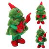 Electric Christmas Tree Plush Toy 8 Songs Continuous Play Glowing Swinging Singing Dancing Cute Elec