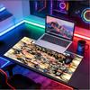 Custom Name Personalized Haikyu Pattern Mousepad, Laptop PC Desk Mat, Decorative Desk Mat for Home Keyboard Pad Gift