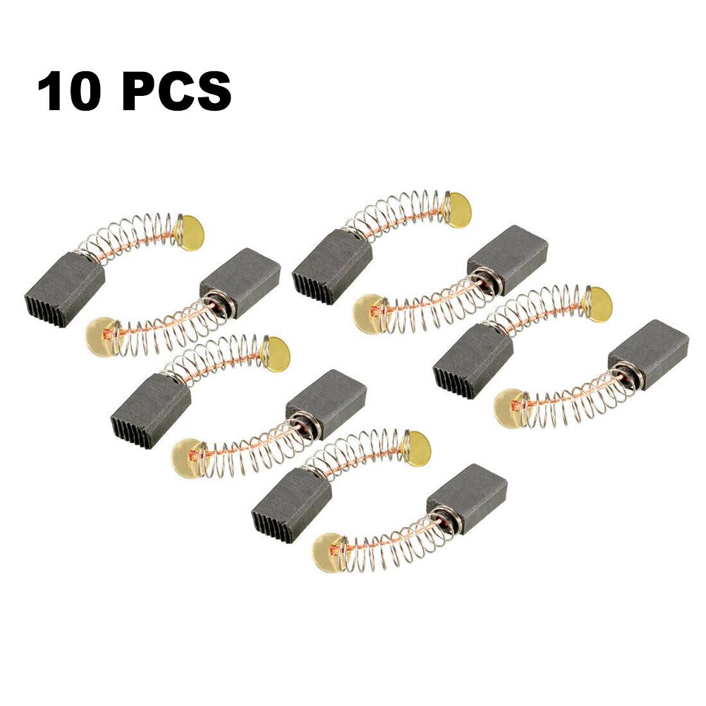 10pcs Carbon Brushes for Electric Motors 12x8x5mm Replacement Parts Suitable for Power Tools Including Vacuum Cleaners and Saws