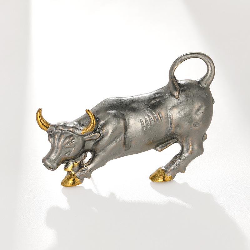 Zodiac Ox Brooch: Men s Fashionable Animal Accessory
