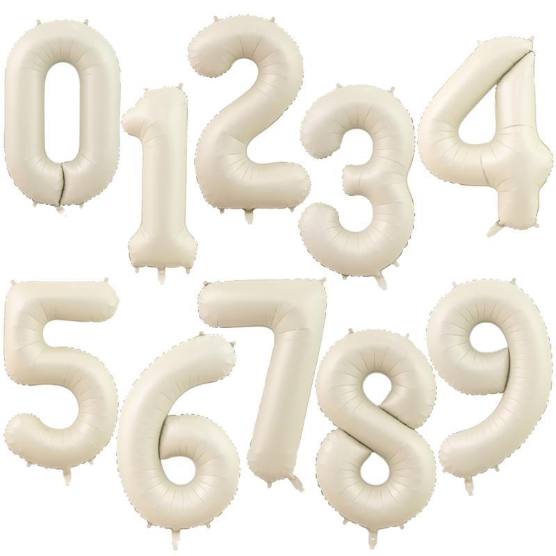 40Inch Big Foil Birthday Balloons Helium Number Balloon 0-9 Happy Birthday Wedding Party Decorations Shower Large Figures Globos