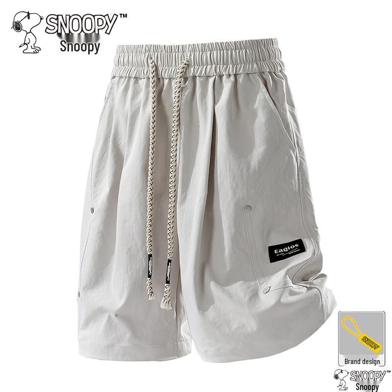 Snoopy Men s Ice Silk American Style Workwear Beach Shorts XL