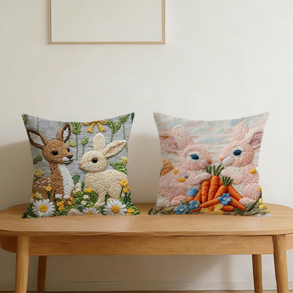 Christmas-Themed Texture Cushion Cover For Pillow Printing Sofa Decoration Home Car Room Coffee Shop Office Nordic Simplicity