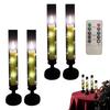 Luminous Flameless Candle Lamp Flickering LED Taper Candles Atmosphere Light  Wedding Party Decor