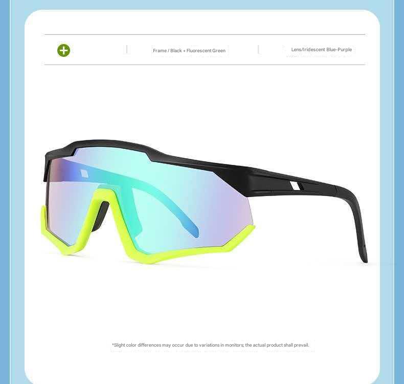 Hiking Mountaineering Protective Sunglasses Colorful Windproof Goggles UV Protection Non-Polarized Full Frame Cycling Glasses