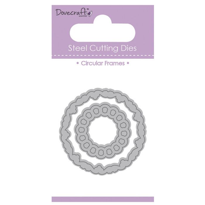 Matrice découpe (Die) Dovecraft Cercles fantaisie 2 pièces