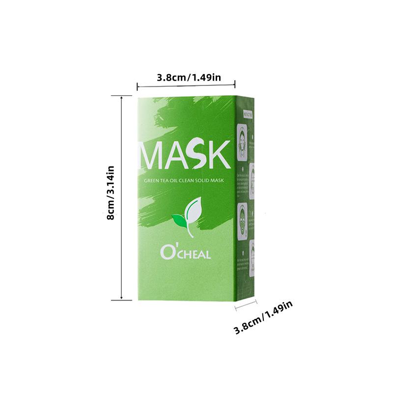 OCHEAL Green Tea & Peach Charcoal Mud Mask Stick - Cleansing, Pore Care, Hydrating, Moisturizing.