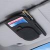 Magnetic Clip Magnetic Car Eyeglass Clips PU Leather Sunglasses Storage Case  Auto Accessories