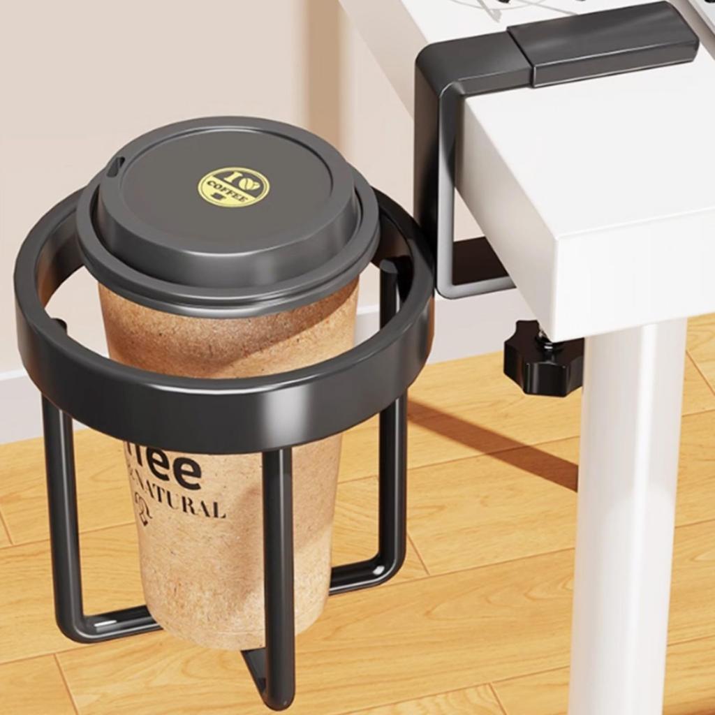 This Versatile, Under-desk Drink Holder Is Perfect for Storing Drinks Under Your Desk, Saving Space. Made of Alloy, It Can Hold Up To 5kg of Liquids,