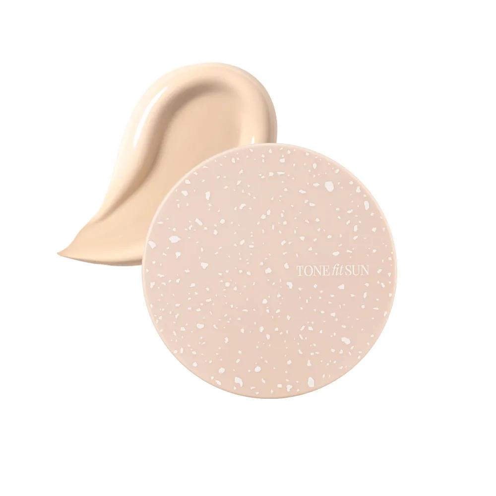 TONEfitSUN Vegan Dewy Cover Sun Cushion 12g Set (+Refill 12g)