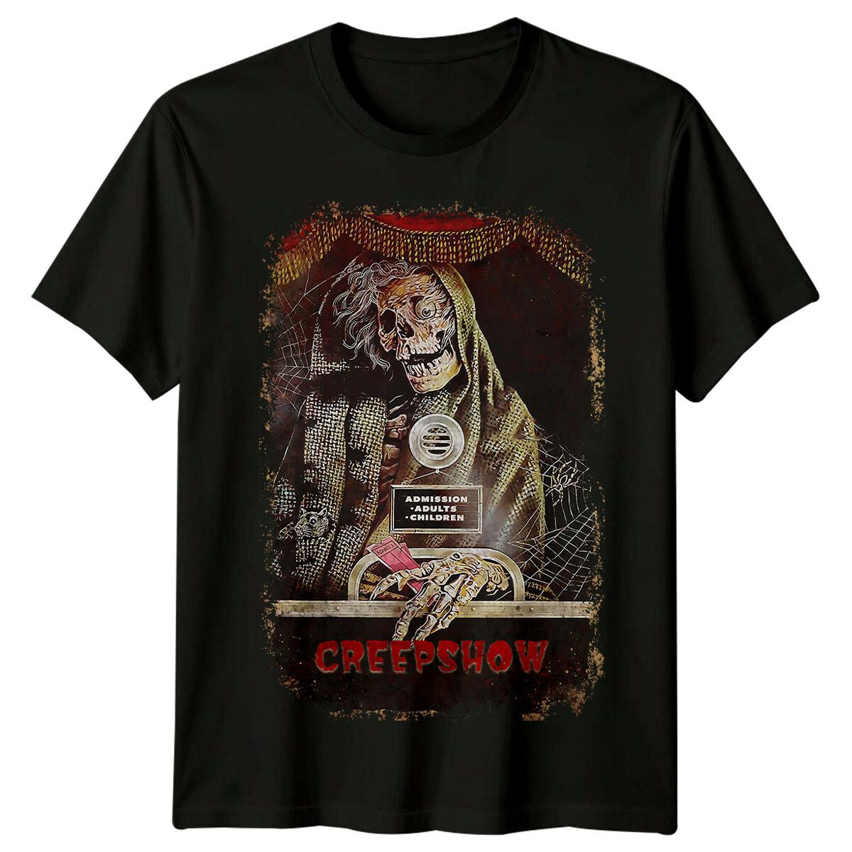 

Creepshow (1982) Movie Poster Inspired 100% Cotton T-shirt Mens Tees Top Retro 80s Tee Unisex Fans Gift M