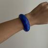 Solid Color Cuff Wide Bracelet Bohemian Retro  Hand Ring Acrylic Open Bangle  Decoration