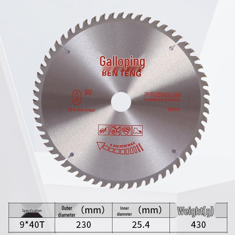 Benton Alloy Sharp Saw Blade for Wood and Metal Cutting