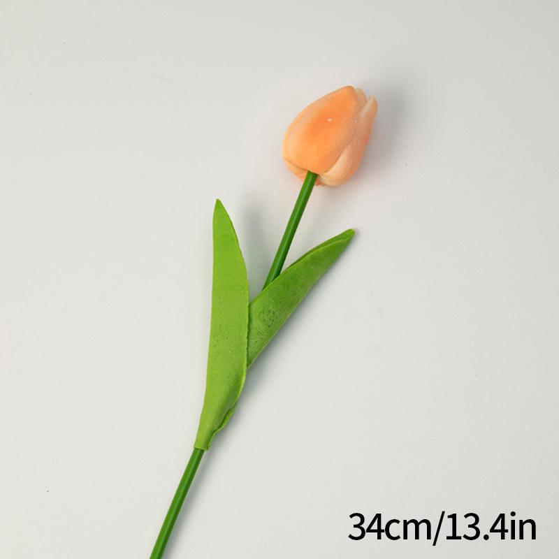 10/5Pcs Artificial Tulips Flower Real Touch Fake Faux Pu Tulips Flower Arrangement Wedding Bouquet Mother'S Day Gift Home Decor