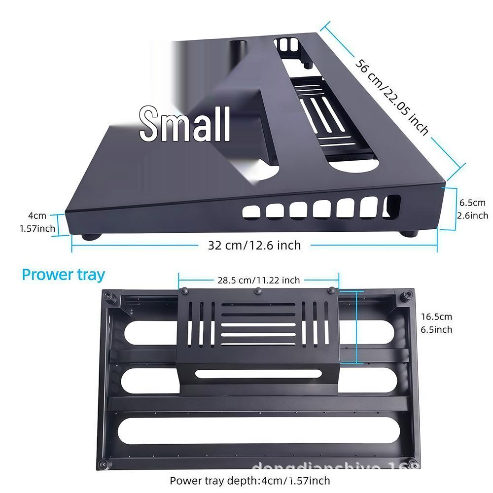Enhanced Electric Guitar Effects Pedal Board with Stand - Guitar Instrument Accessory