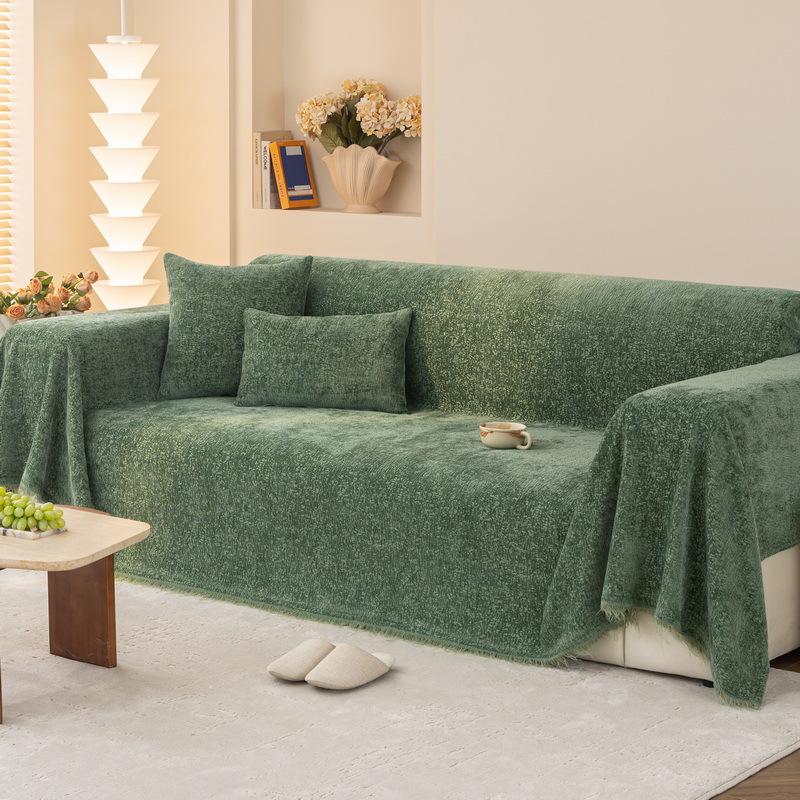 New Sofa Towel, Universal for All Seasons, High-end Sofa Cover, Sofa Cover, All-inclusive Chenille Sofa Blanket Cushion