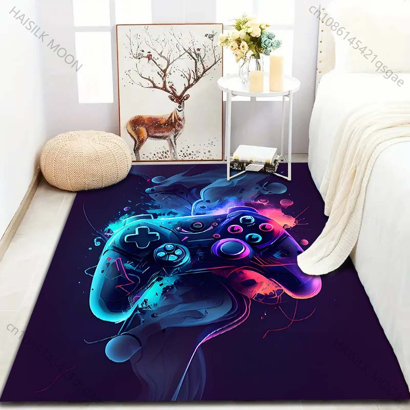 

15 Sizes Game Controllers Gamer Carpet for Living Room Home Decor Non-slip Floor Mat for Boys Room Modern Rug Washable Rugs 120*160cm