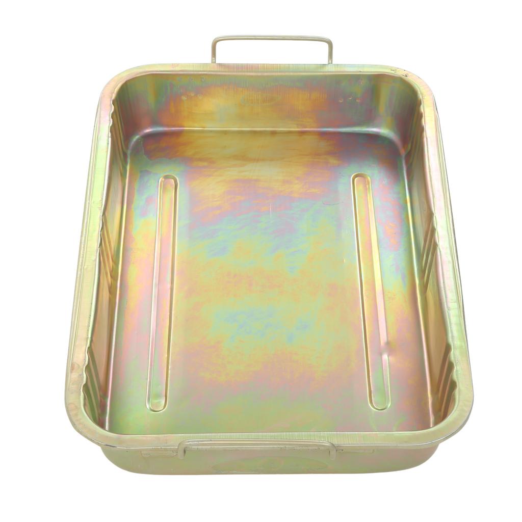 Galvanized Oil Drip Tray Pan Professional Metal Drain Container Universal Auto Repair Tool for
