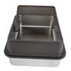 Stainless Steel Litter Box High Sides Anti Splashing Easy To Clean Enclosed Cat Litter Box for