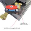 12V Car Battery Disconnect Switch, Copper Power Cut-Off, Anti-Leakage Isolator rv battery disconnect switch with Digital Display