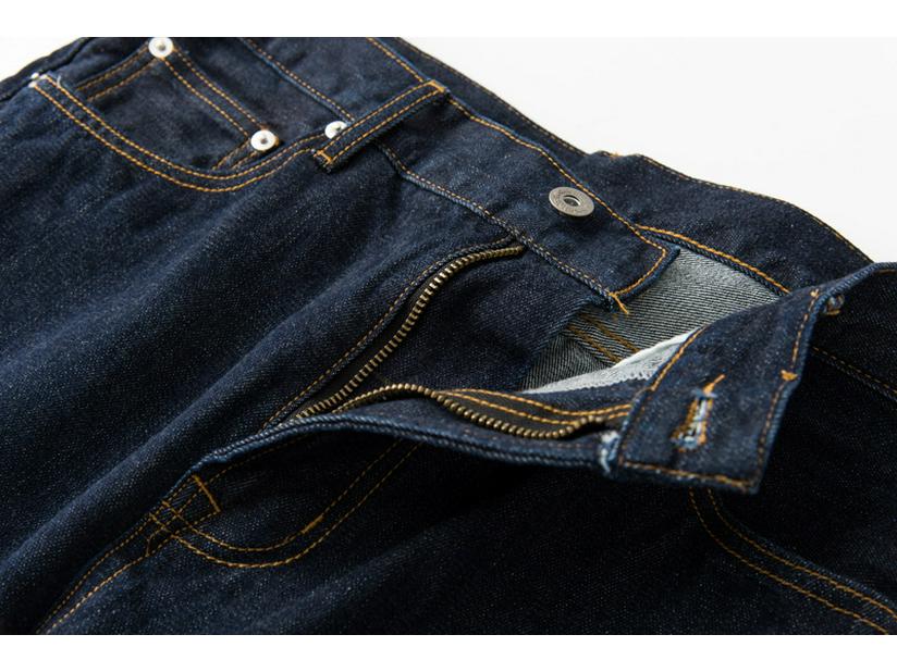 TRS Menswear | Men's Japanese Red Selvedge Denim Jeans, 14OZ Unsanforized, Low Crotch, Wide Leg Loose Fit