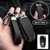 Zinc Alloy Leather Car Remote Key Case Cover For Ford Fusion Mustang Expedition F-450 F-350F150 Edge Explorer Mondeo Mk5 Focus