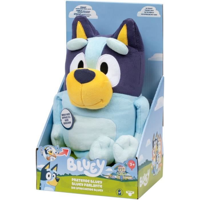 Talking Plush - Bluey - Bluey - 33 Cm - Official Voice - Theme Song Music