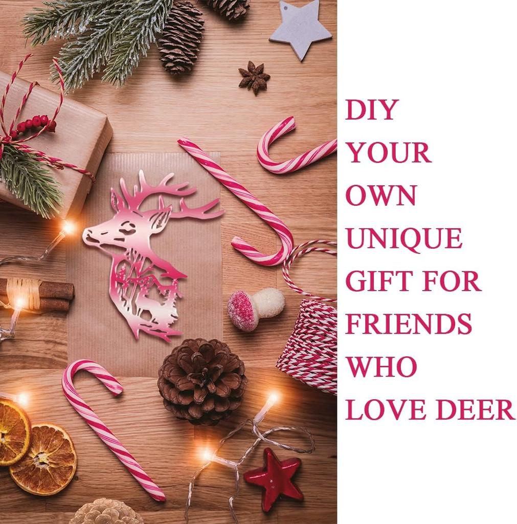 Deer Head Wall Hanging Resin Silicone Mold, Deer Epoxy Casting Mold for Wall Hanging Mount Home Office Decoration, DIY Crafts Door Wall Art Decoration