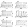 Oval Long Strip Mousse Cake Mold Silicone Pastry Mold For Sweets Cake Forms Tray Diy Homemade French Sweets Baking Mould