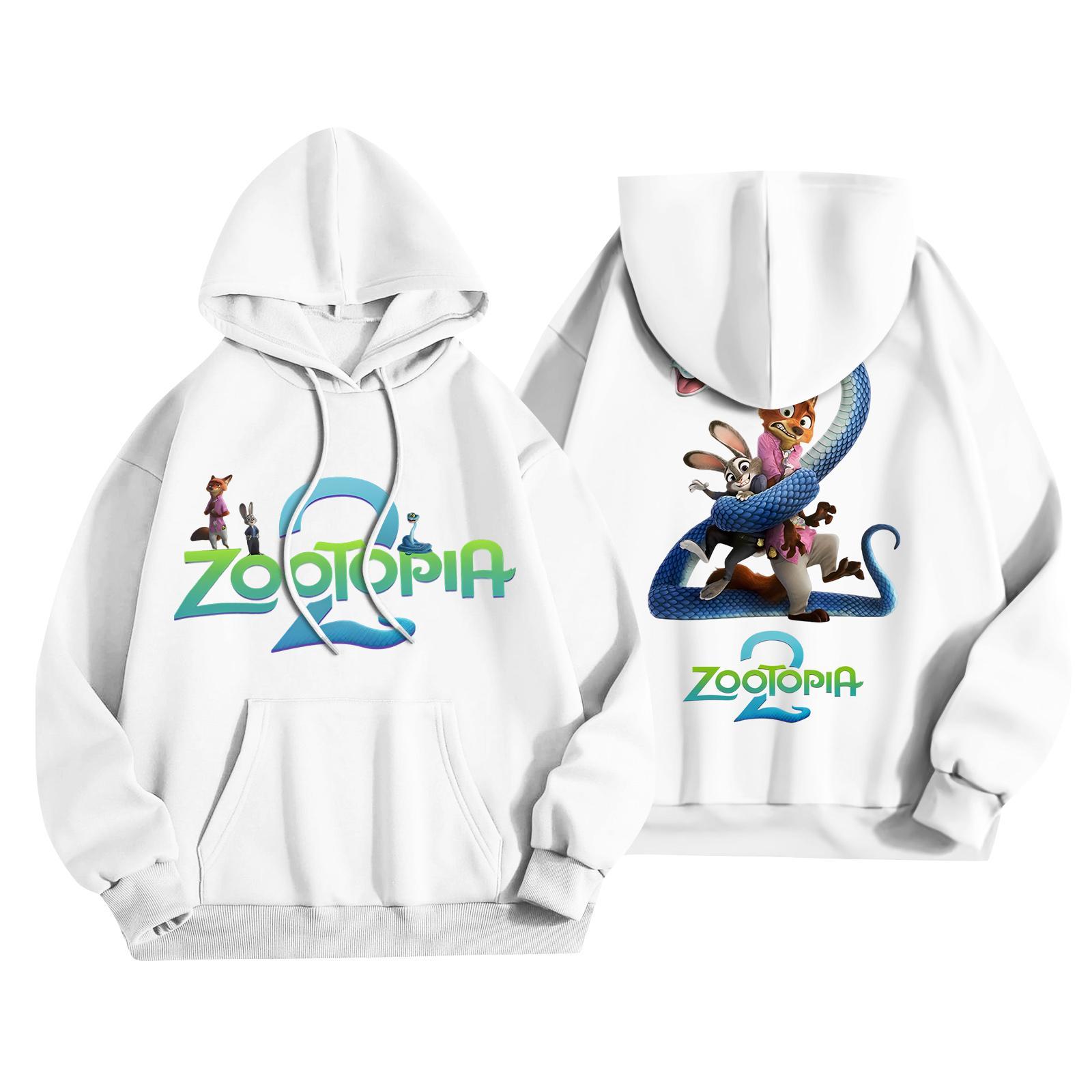 

Children s Fashionable Casual Long-Sleeved Cartoon Print Hooded Sweatshirt 160