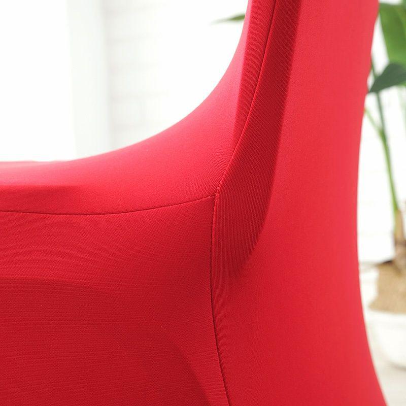 Universal Stretch Chair Cover - Solid Color, Thickened for Hotel, Restaurant, Wedding, Banquet