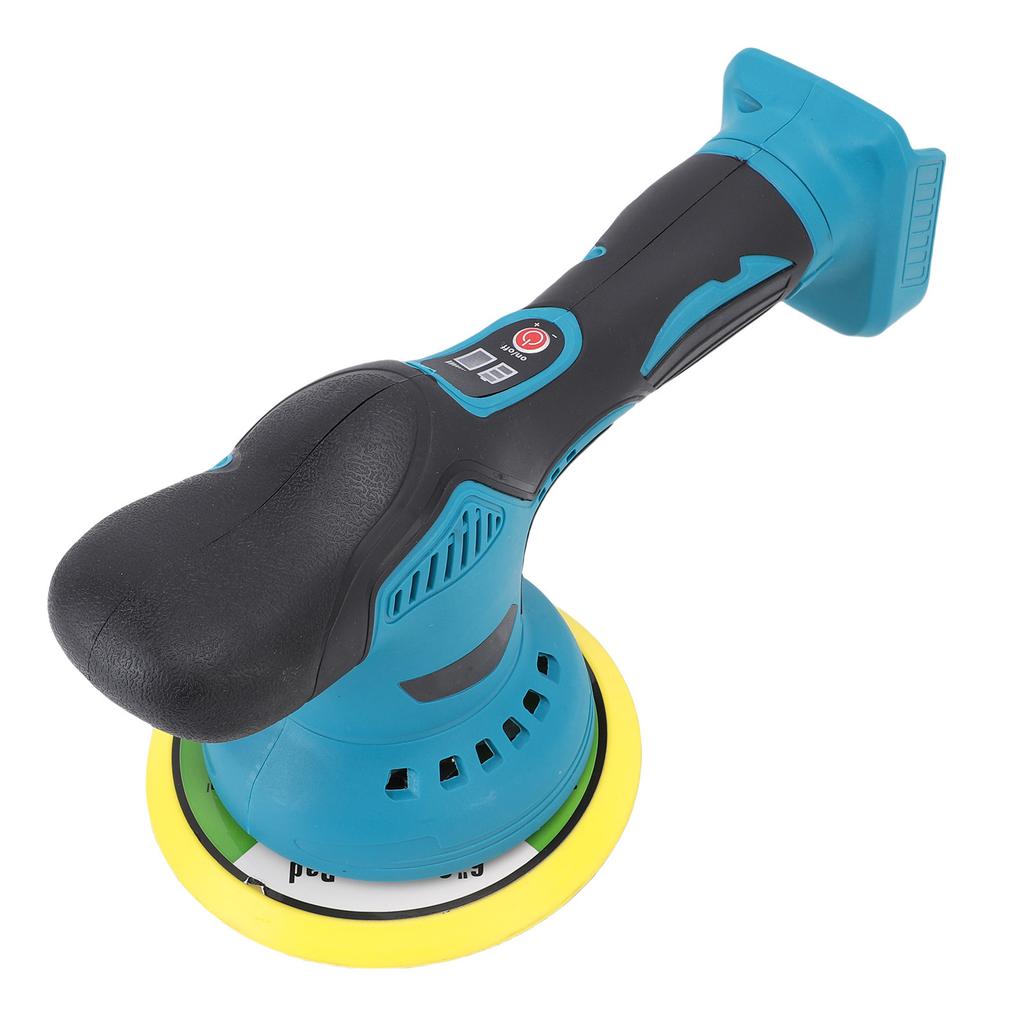 Cordless Buffer Polisher 6 Inch 8 Variable Speeds Maximum 5500RPM LCD Display Battery Powered Orbital Car Polisher