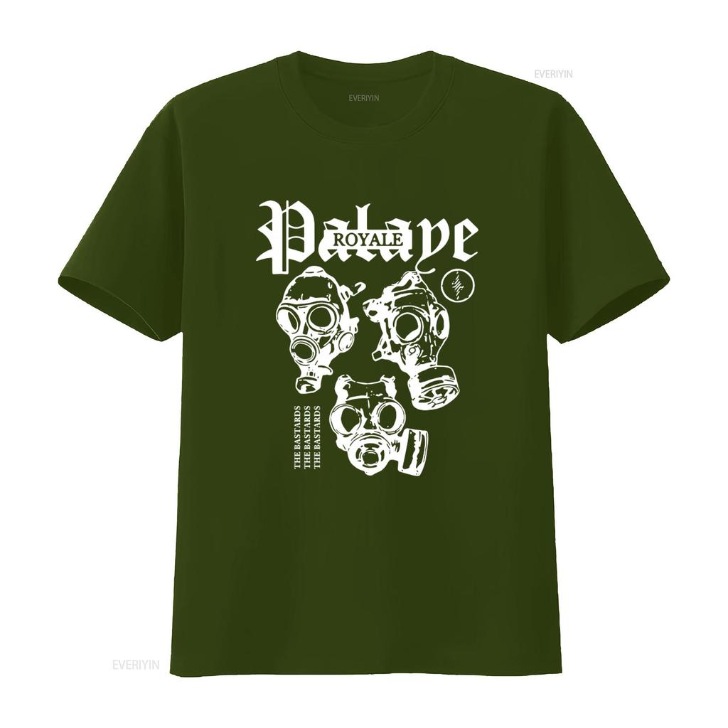 T-shirt Palaye Royale Stampa Maschera a Gas Stile Punk Rock Moda vintage Lavata Leggermente Morbida grafica streetwear moda Unisex