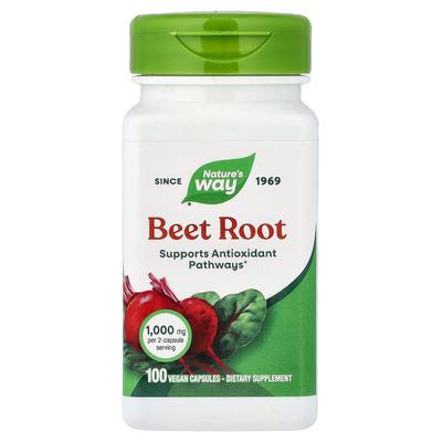 Racine de Betterave 1000mg Capsules Végétales 100 Unités (500 mg par capsule)