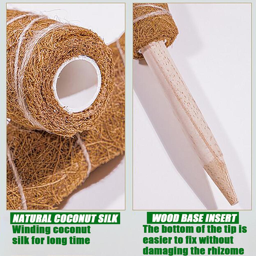 Plant Climbing Coir Totem Pole Safe Gardening Coconut Stick For Climbing Plants Vines And Creepers Plant Support
