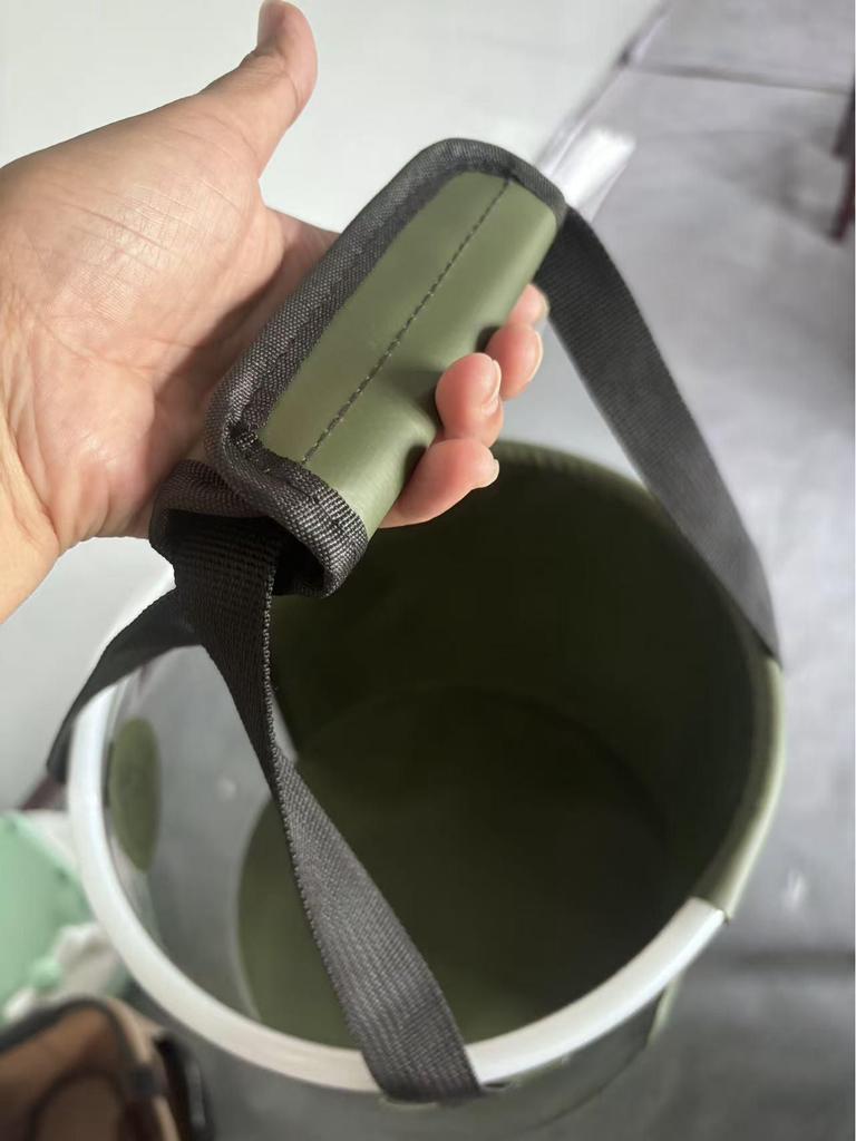 Faltbarer tragbarer PVC-Wassereimer für Camping, Angeln, Reisen und mehr