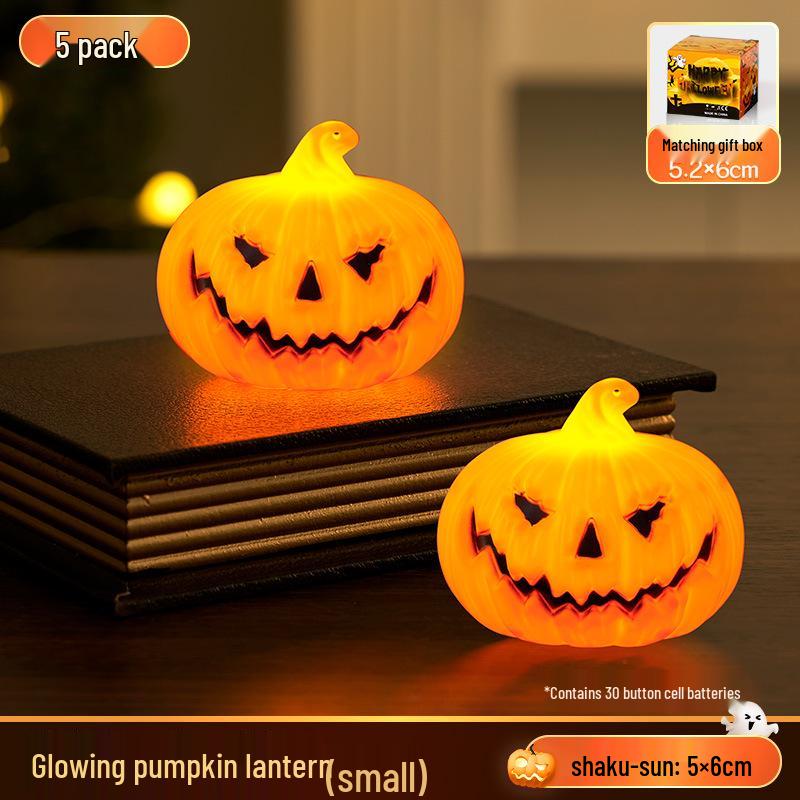 Luminous Halloween Pumpkin Lantern Decoration - Photo Prop & Gift Ornament