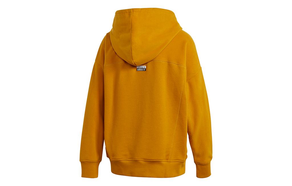 Adidas Originals R.Y.V Sweatshirts Women's Gold Hooded Moderate Regular GD3896