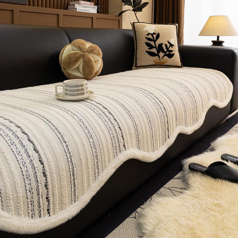 

Premium Sofa Cushion Autumn And Winter New Straight One-Piece Non-Slip Special-Shaped Seat Cushion Four-Season Universal Cover 70*70cm