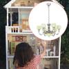 1/12 Dollhouse 6 Arm Chandelier, Doll Accessories Decoration, Home Living Room Lighting Fixtures
