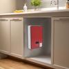 6500W Tempered Glass Tankless Water Heater,220V Red Rectangular Electric Water Heater Wall-mounted for Kitchens,Bathrooms