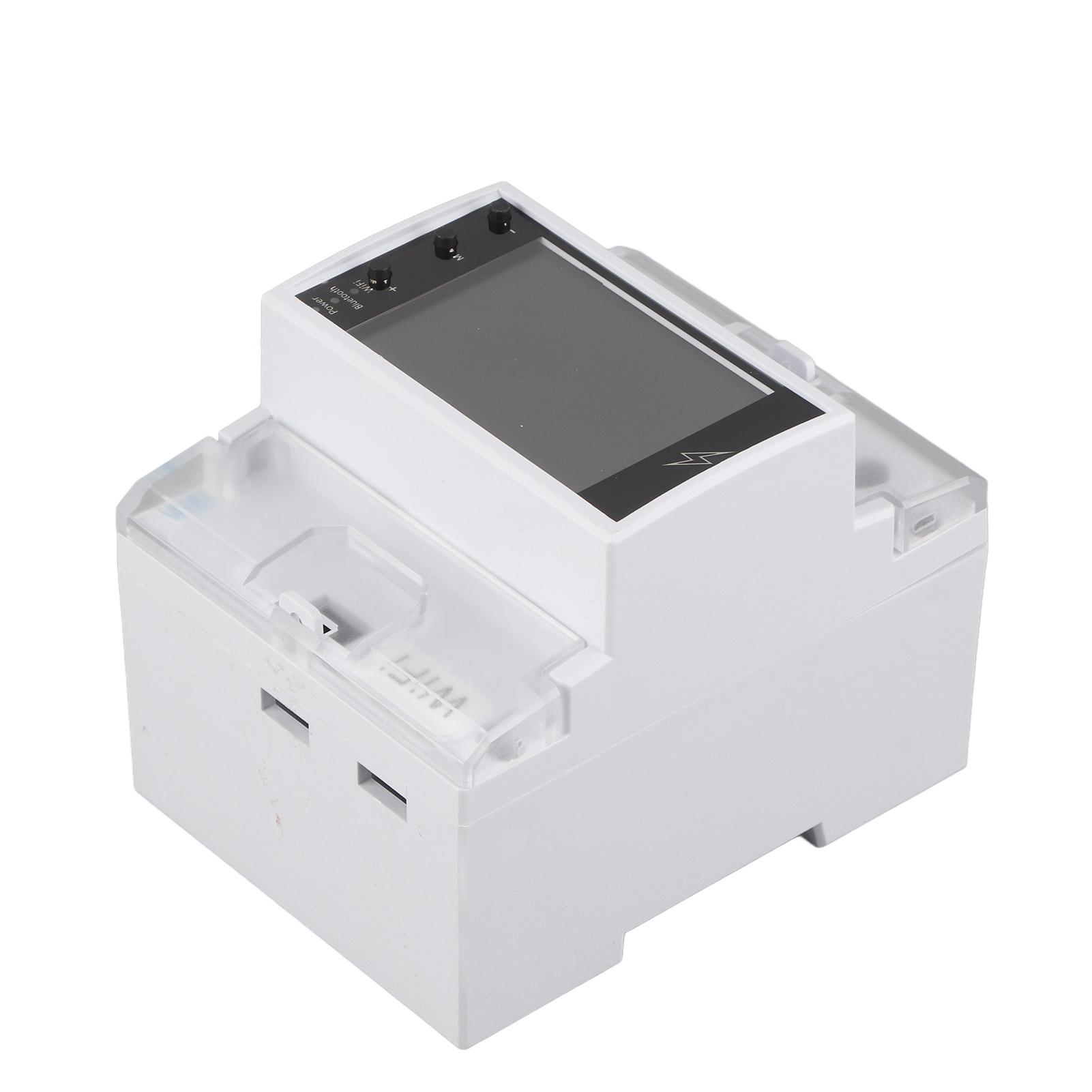 

Multifunctional Power Meter DIN Rail 2.4in TFT Display Electric Energy Monitor WIFI Switch AC85‑265V