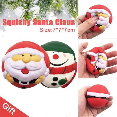 Exquisite Santa Claus/Snowman Scented  Charm Slow Rising 7cm Simulation Kids Toys