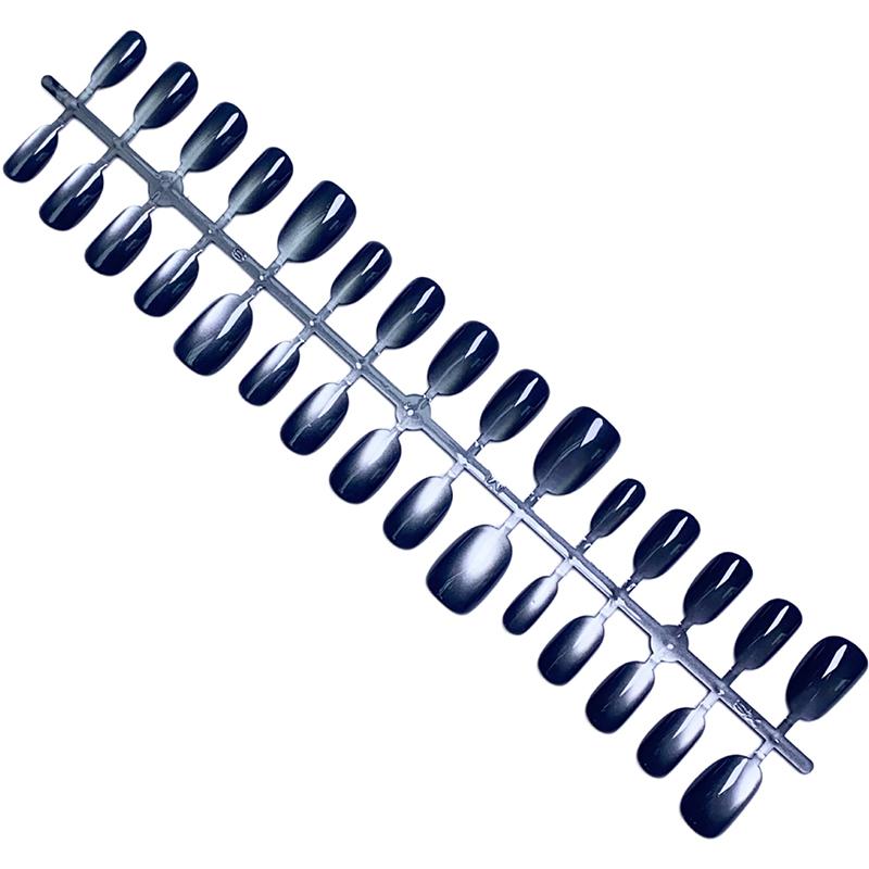 30pcs Cat Eye Press On Nails Short Square Reusable Nail Tips for Women Salon Quality Fake Nails for Date Nights