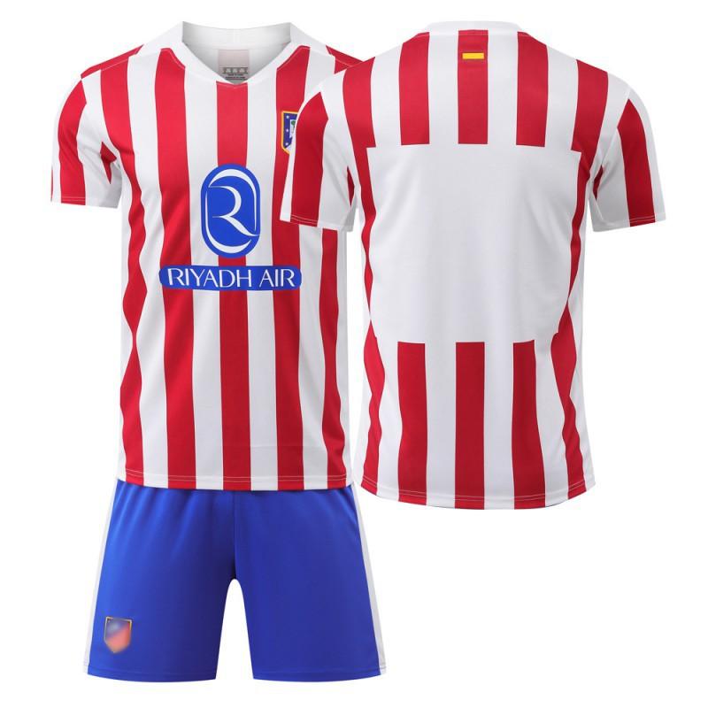 

2526 Club Football Clothing Set No. 7 Gletzman 19 Alvarez Atletico Madrid Home Away 16