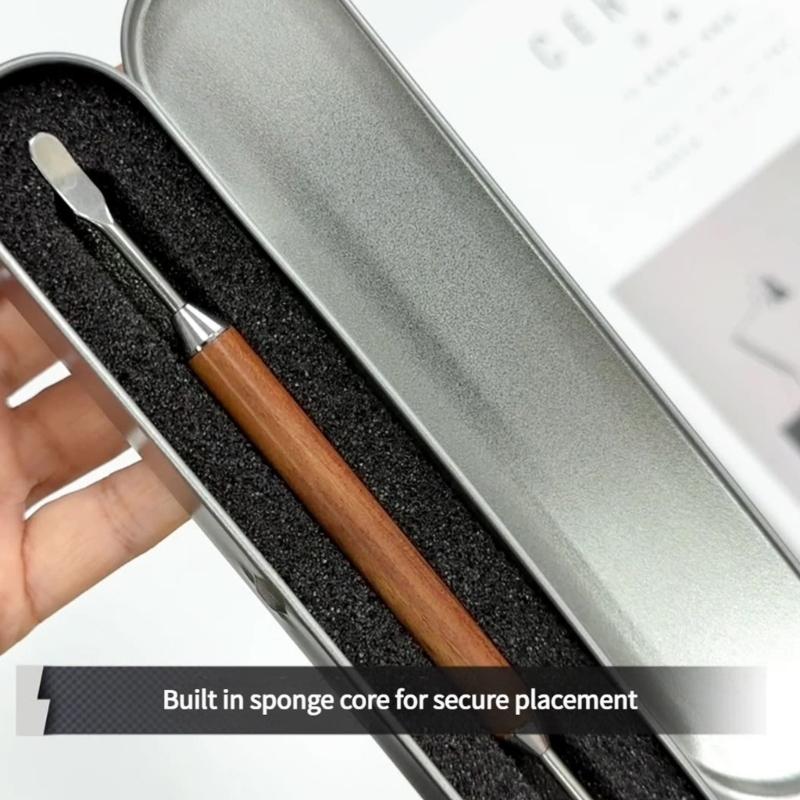 Brewing Grade Nonrust Steel Coffee Engraving Tool With Ergonomic Handle For Artistic Latte Pattern And Beverage Decoration