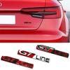 VZQR9 Metal 3D Badge GT LINE Logo Car Rear Trunk Body Sticker Emblem For Peugeot 206 307 308 3008 207 208 407 508 2008 5008 107 106